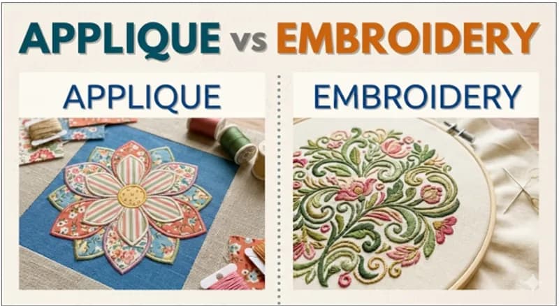 Applique vs Embroidery Which Is Right for You