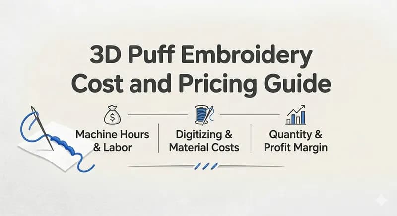 3D Puff Embroidery Cost and Pricing Guide