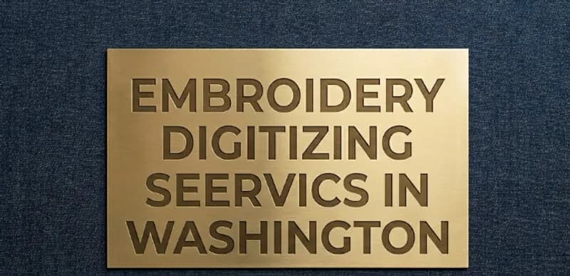 Embroidery Digitizing Services in Washington