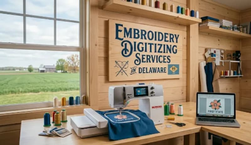 Embroidery Digitizing Services in Delaware