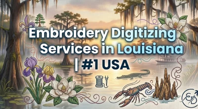 Embroidery Digitizing Services in Louisiana